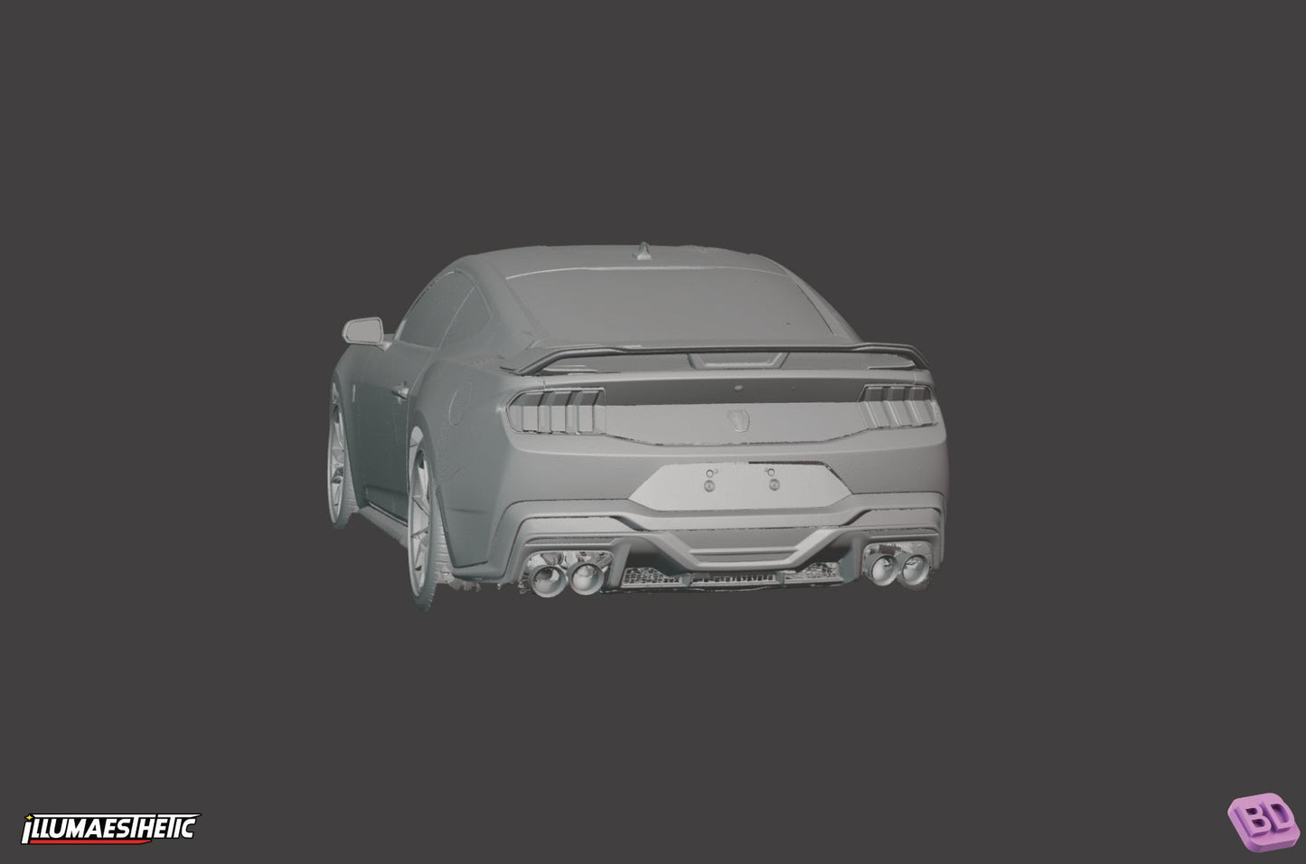Ford Mustang Dark Horse (S650) 3D Scan (2024+)