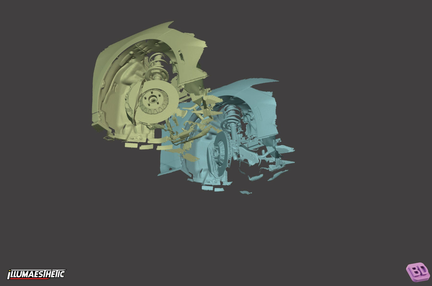 Ford Mustang Dark Horse (S650) 3D Scan (2024+)