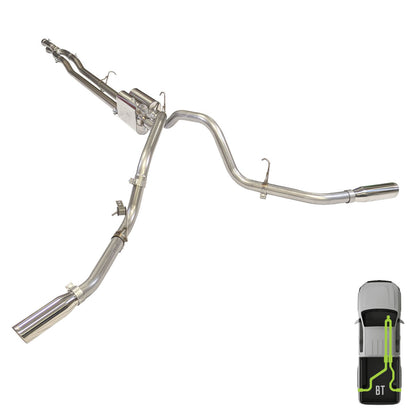 Ford, 2017-2026, 6.2L-7.3L - Stainless - MPI Exhaust Cat-Back Dual Stainless Kits