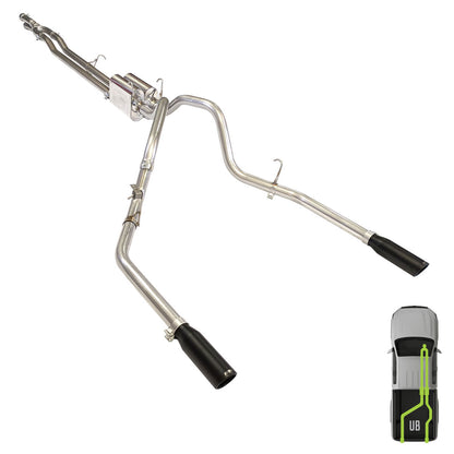 Ford, 2017-2026, 6.2L, 6.8L, 7.3L, Clamp/On - MPI Exhaust Cat-Back Dual Exhaust Kits