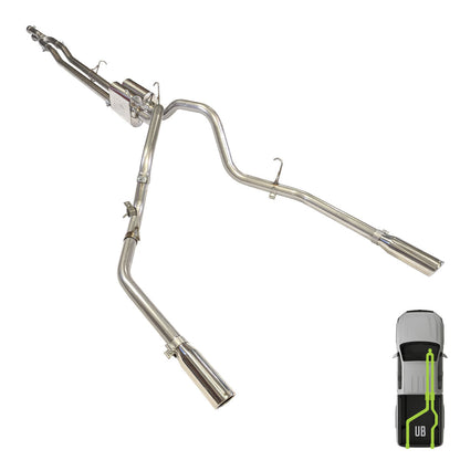 Ford, 2017-2026, 6.2L, 6.8L, 7.3L, Clamp/On - MPI Exhaust Cat-Back Dual Exhaust Kits