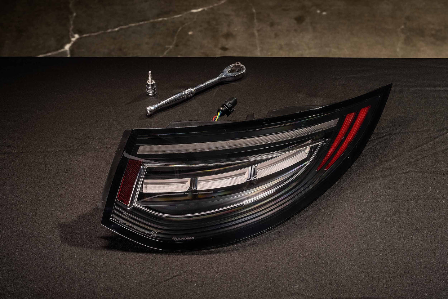 Porsche 997.2 Founders tail light smoked lens