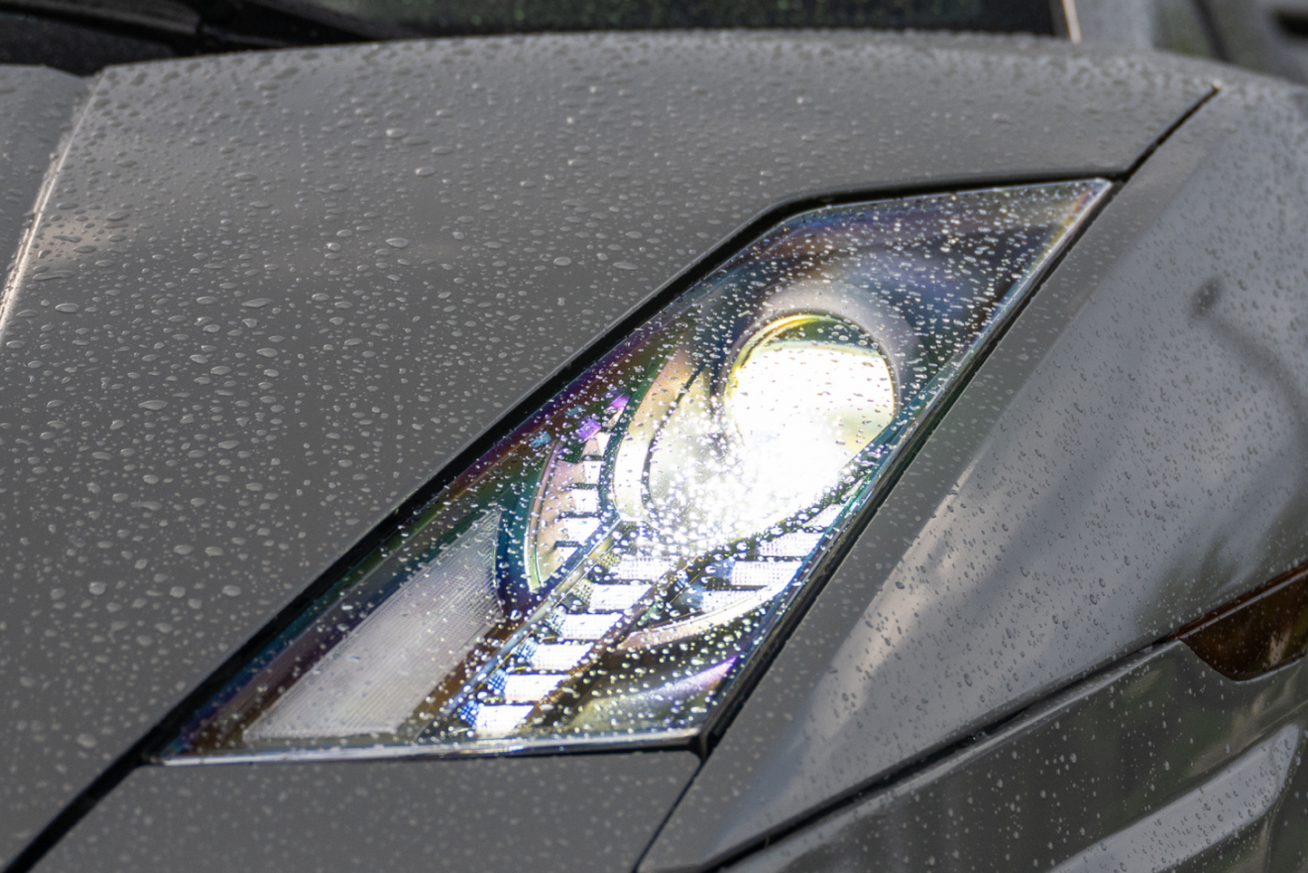 Founders LP560-style headlights installed on 2003-2008 Lamborghini Gallardo