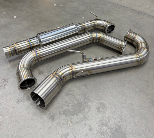 CCdesign **MK7.5** VW Golf GTI 3.5" Single Exit Catback Exhaust (Driver Side)