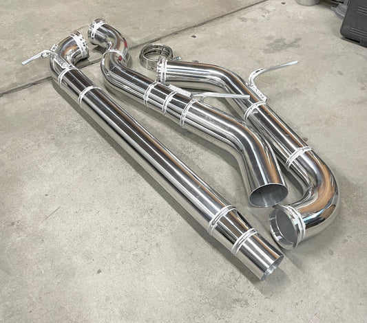 CCdesign **MK7.5** VW Golf GTI 3.5" Single Exit Catback Exhaust (Passenger Side)