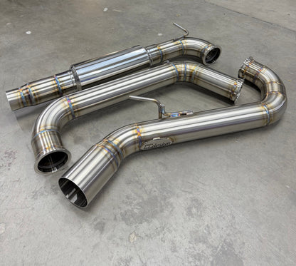 CCdesign **MK7** VW Golf GTI 3.5" Single Exit Catback Exhaust (Driver Side)