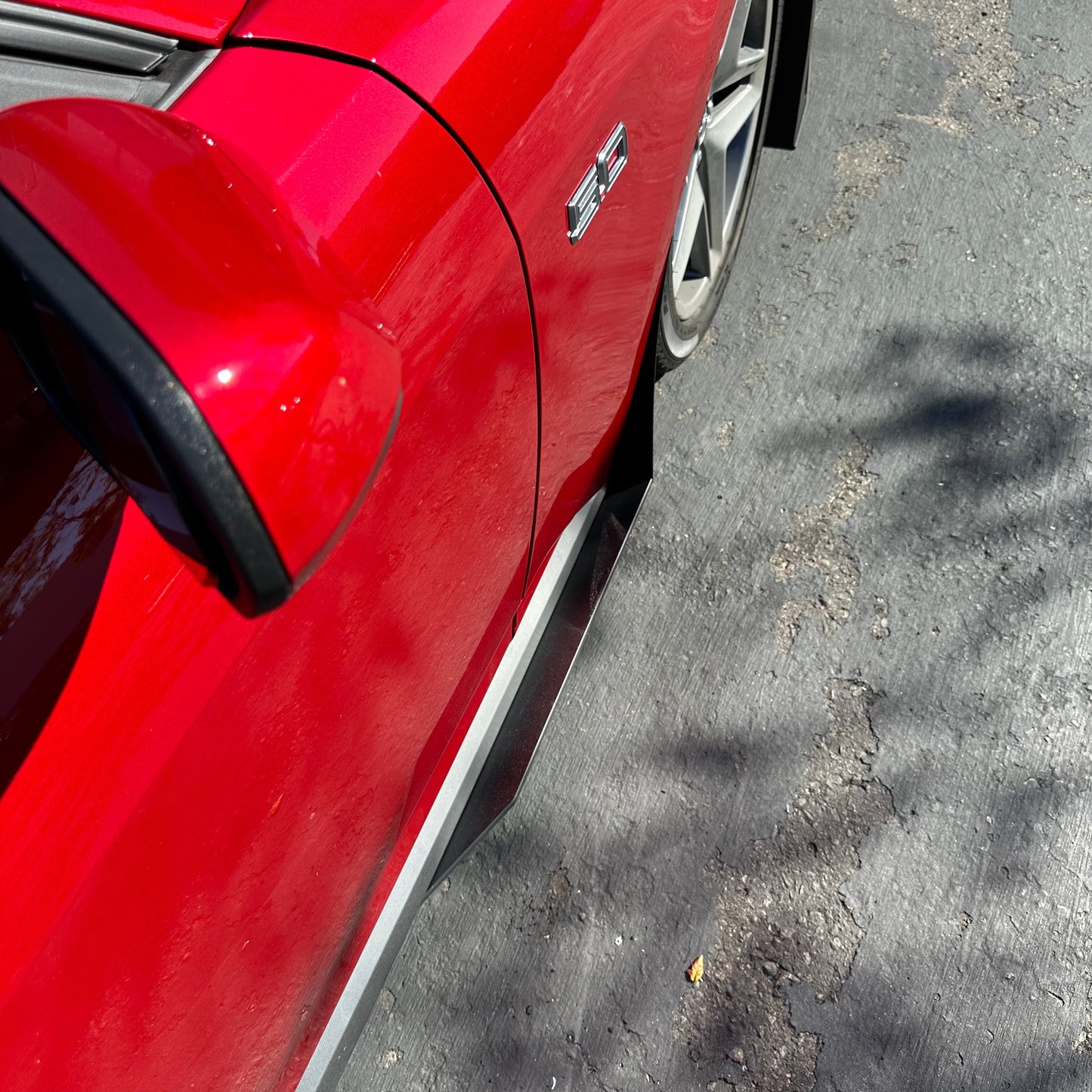 Mustang 24-25 GT/ECO GT500 Style Side Skirt Extensions