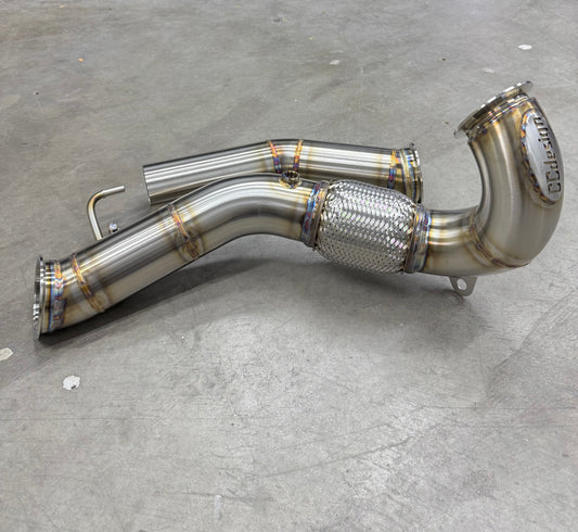 CCdesign Full 4" Downpipe MK7/7.5 VW GTI/Jetta 2.0T & 8V/8S Audi A3 FWD