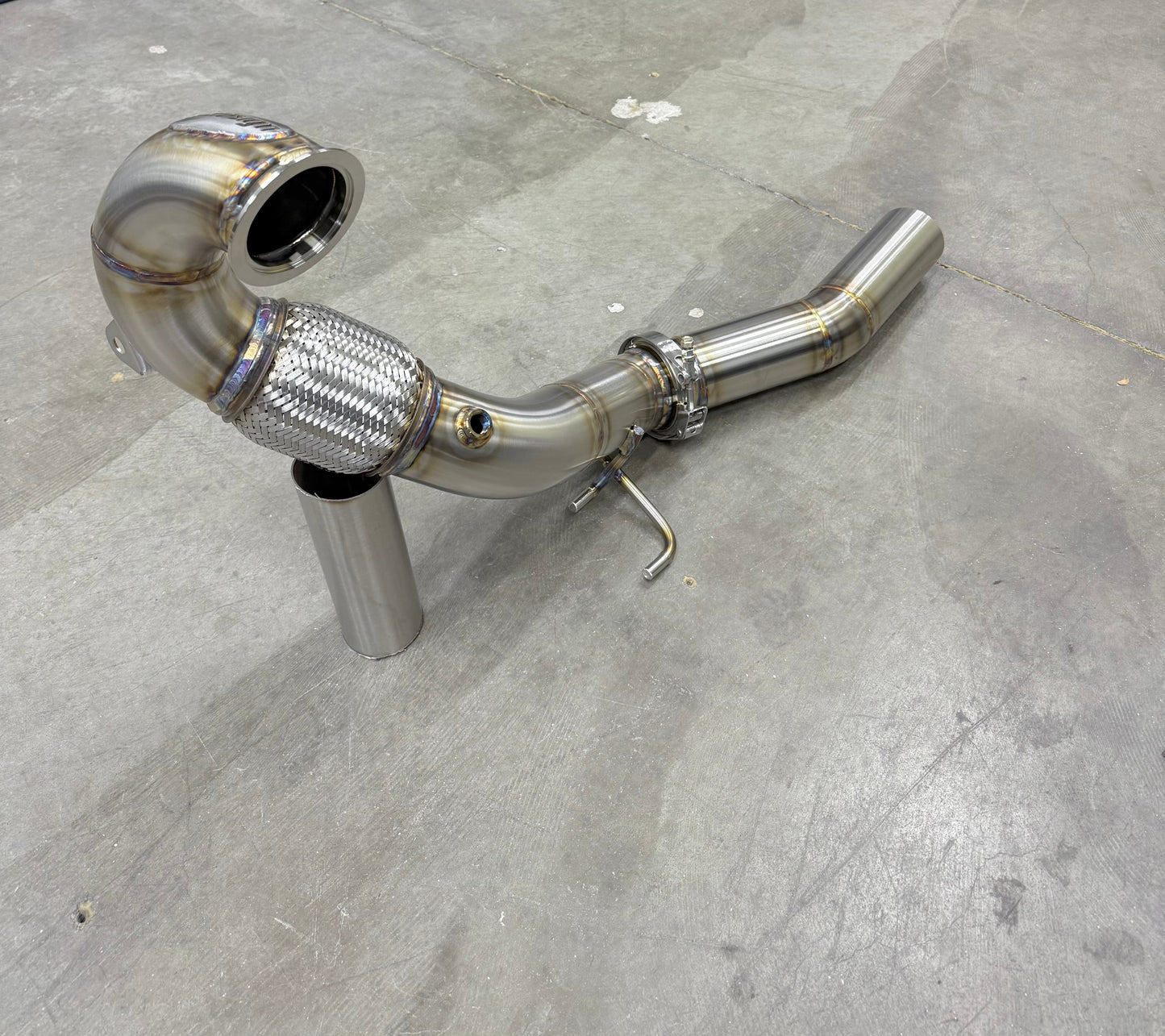 CCdesign Full 4" Downpipe MK7/7.5 VW GTI/Jetta 2.0T & 8V/8S Audi A3 FWD