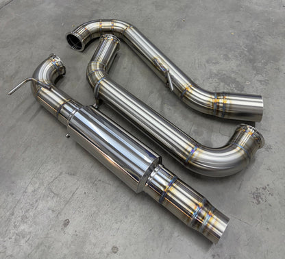 CCdesign **MK7.5** VW Golf GTI 3.5" Single Exit Catback Exhaust (Driver Side)