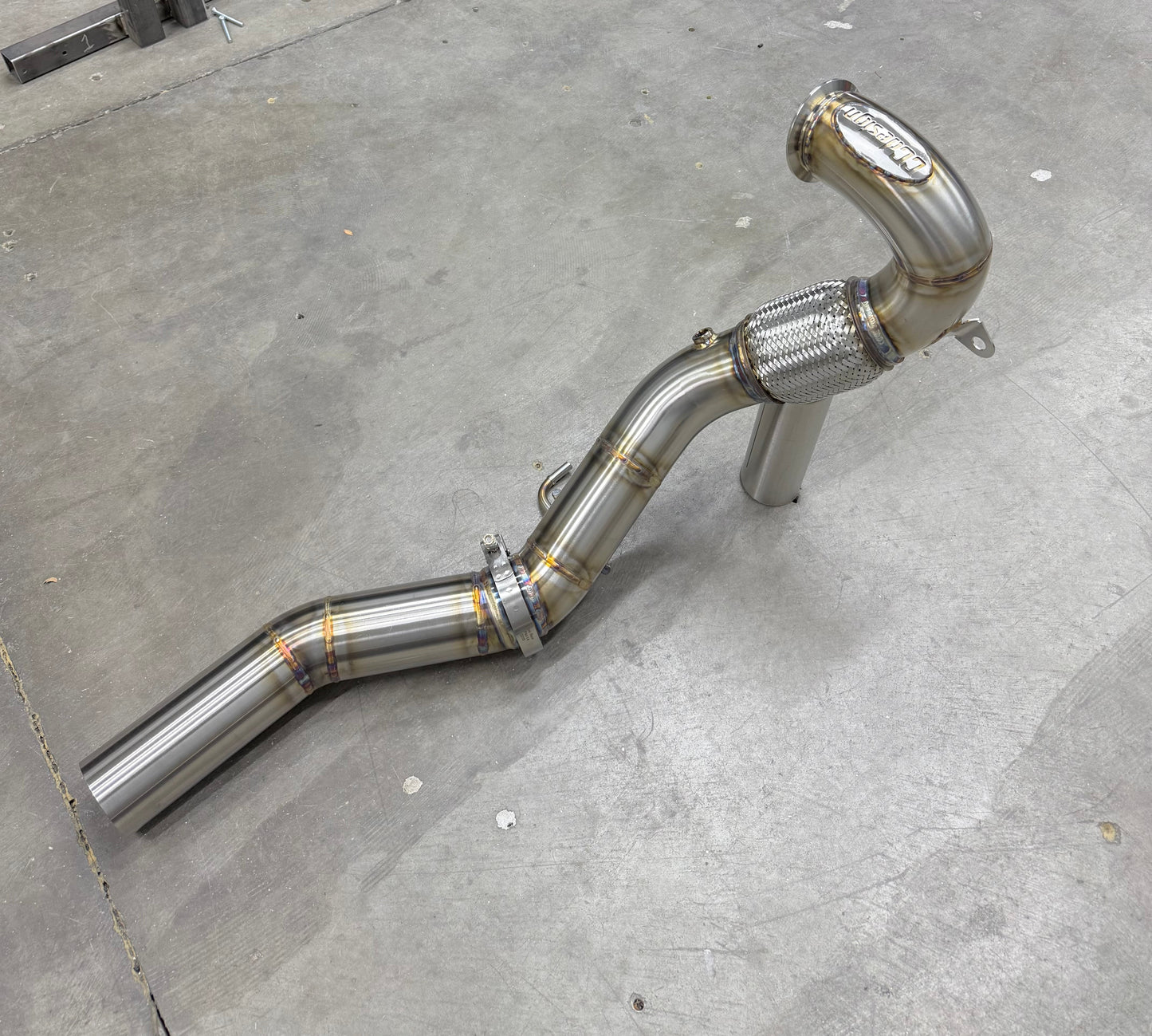 CCdesign Full 3.5" Downpipe MK7/7.5 VW GTI/Jetta 2.0T & 8V/8S Audi A3 FWD