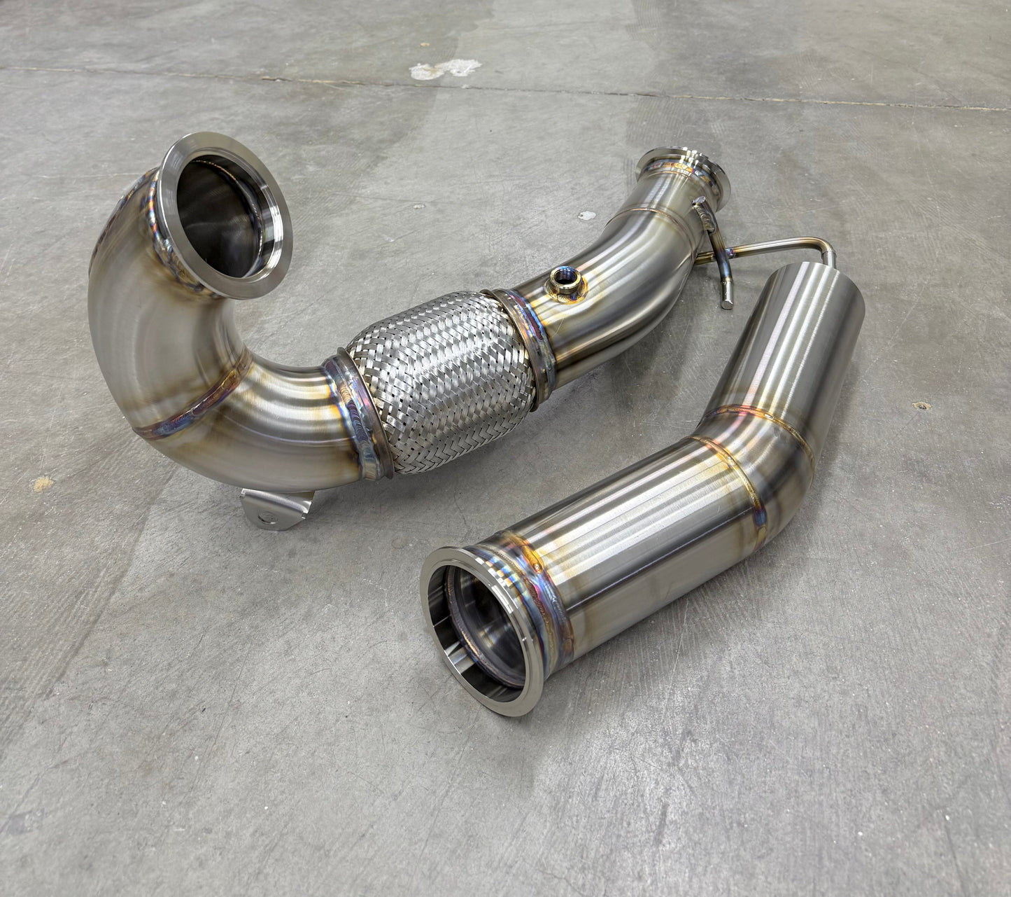CCdesign Full 3.5" Downpipe MK7/7.5 VW GTI/Jetta 2.0T & 8V/8S Audi A3 FWD