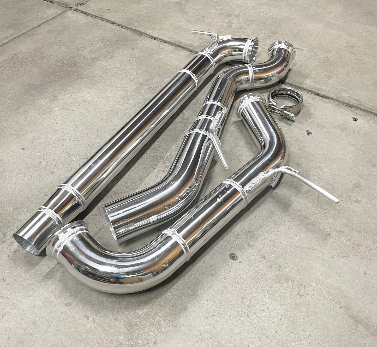 CCdesign **MK7** VW Golf GTI 3.5" Single Exit Catback Exhaust (Passenger Side)