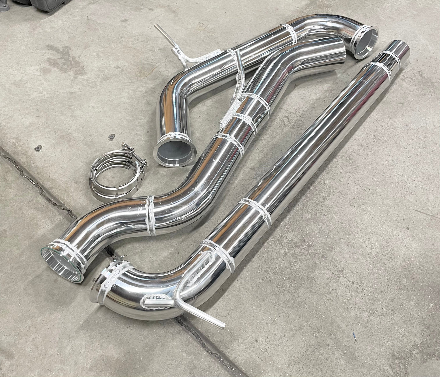 CCdesign **MK7** VW Golf GTI 3.5" Single Exit Catback Exhaust (Passenger Side)