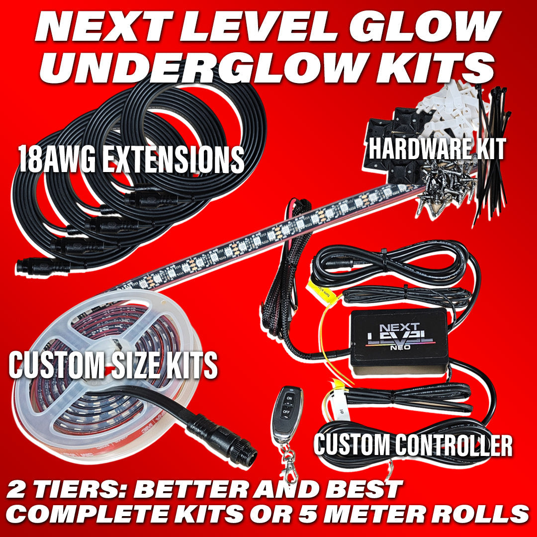 Next Level Glow "Better" Underglow Kit (No Controller)