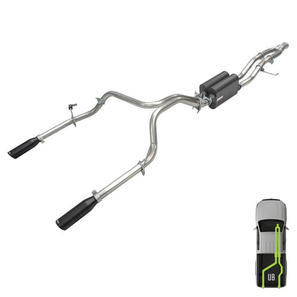 Suburban/Yukon, 2015-2020, 5.3L, Clamp/on - MPI Exhaust Cat-Back Dual Exhaust Kits