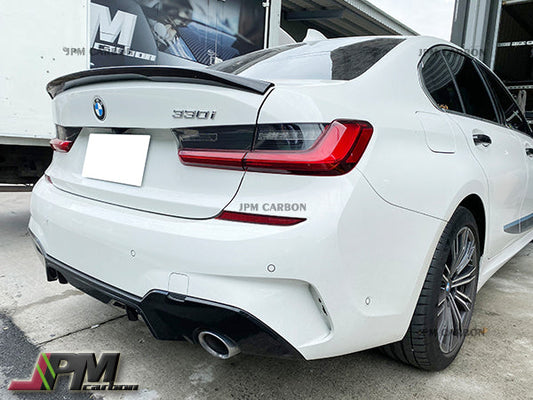 Performance 2 Style Carbon Fiber Trunk Spoiler Fits For 2019-2024 BMW G20 G28 3-Series Sedan & G80 M3 Only