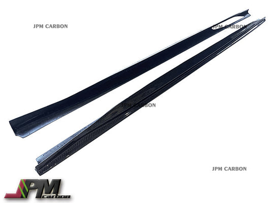 [JPMCarbon] 3D Style Carbon Fiber Side Skirt Add-on Lips Fits For 2020up BMW G22 G23 4-Series with M-sport Package Only