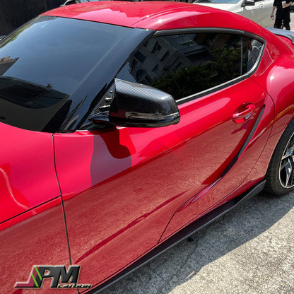 [JPMCarbon] Dry Carbon Mirror Replacement Covers Fits For 2019-2026 Toyota GR Supra A90 A91 Only