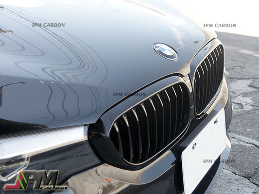 [JPMCarbon] Front Kidney Grille Fits For 2017-2020 BMW G30 G31 Pre-facelift 5-Series Only