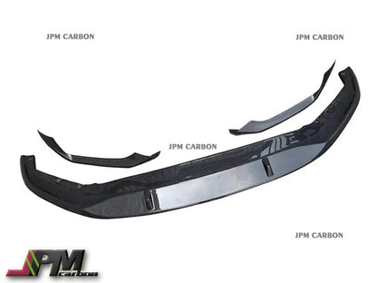 [JPMCarbon] Performance Style Carbon Fiber Front Add-on Lips (3pcs) Fits For 2021-2023 G30 G31 LCI 5-Series w/ M Sport Package Only