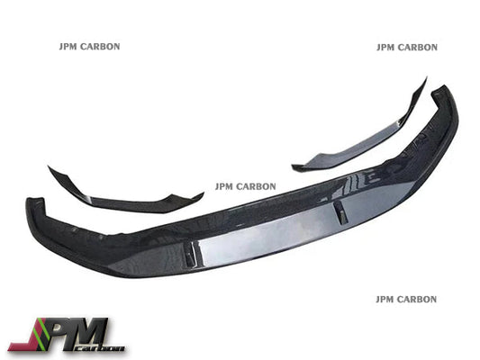 [JPMCarbon] Performance Style Carbon Fiber Front Add-on Lips (3pcs) Fits For 2021-2023 G30 G31 LCI 5-Series w/ M Sport Package Only