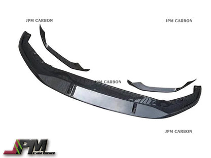 [JPMCarbon] Performance Style Carbon Fiber Front Add-on Lips (3pcs) Fits For 2021-2023 G30 G31 LCI 5-Series w/ M Sport Package Only