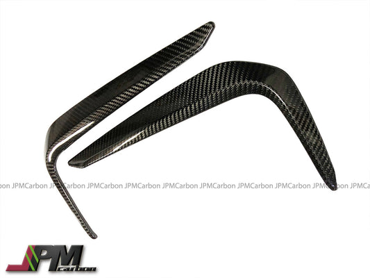 [JPMCarbon] Carbon Fiber Front Bumper Fog Light Add-on Trim Covers Fits For 2017-2020 BMW G30 G31 5-Series with M-sport Package Only