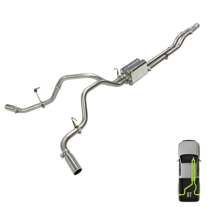 GMC/Chevy, 2019-2026, 6.6L, Clamp-on, MPI Exhaust Cat-Back Dual Exhaust Kits