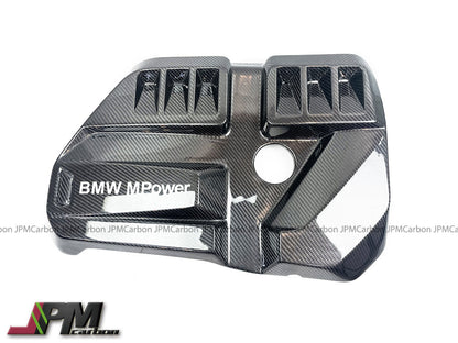 [JPMCarbon] Dry Carbon Fiber Engine Cover Fits For 2020-2025 BMW G80 M3 / G82 M4 Only