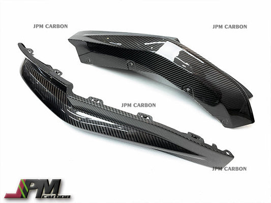 [JPMCarbon] OEM Style Dry Carbon Rear Splitter lips Fits For 2021-2024 BMW G80 M3 Only