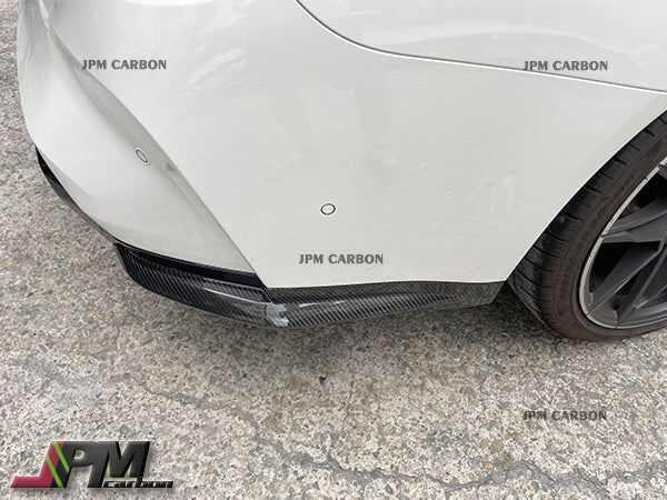 [JPMCarbon] OEM Style Dry Carbon Rear Splitter lips Fits For 2021-2024 BMW G80 M3 Only