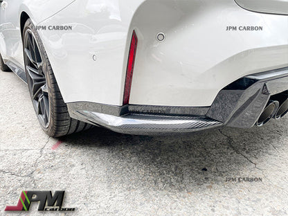 [JPMCarbon] OEM Style Dry Carbon Rear Splitter lips Fits For 2021-2024 BMW G80 M3 Only