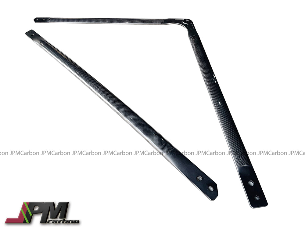 [JPMCarbon] Dry Carbon Fiber Strut Bar Brace Set Fits For 2020-2025 BMW G80 M3 / G82 M4 Only