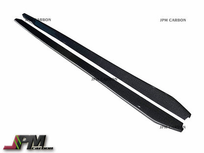 JPM Carbon Fiber Side Skirt Lips Fits For 2021-2024 BMW G80 M3 Only