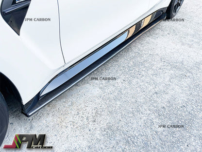 JPM Carbon Fiber Side Skirt Lips Fits For 2021-2024 BMW G80 M3 Only