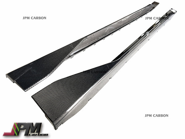 MP Style Dry Carbon Replacement Side Skirts Fits For 2021-2024 BMW G80 M3 Only
