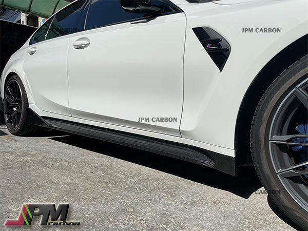 MP Style Dry Carbon Replacement Side Skirts Fits For 2021-2024 BMW G80 M3 Only