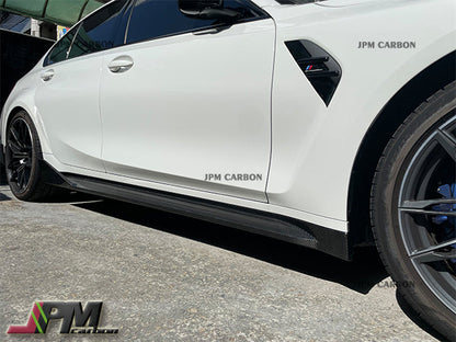 MP Style Dry Carbon Replacement Side Skirts Fits For 2021-2024 BMW G80 M3 Only