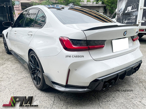 OEM Style Carbon Fiber Trunk Spoiler Fits For 2020-2024 BMW G80 M3 Only
