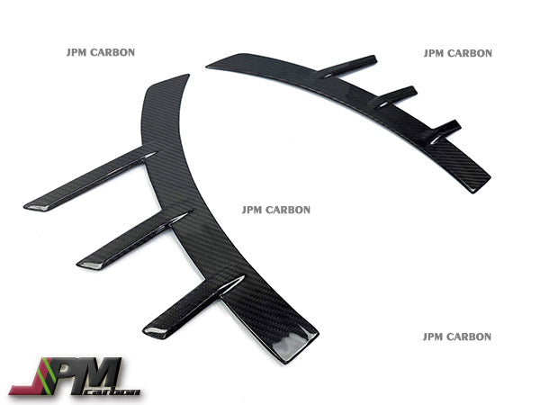 [JPMCarbon] M Performance Style Dry Carbon Front Fender Arch Trim Covers Fits For 2022-2025 BMW G87 M2 Only