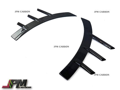 [JPMCarbon] M Performance Style Dry Carbon Front Fender Arch Trim Covers Fits For 2022-2025 BMW G87 M2 Only