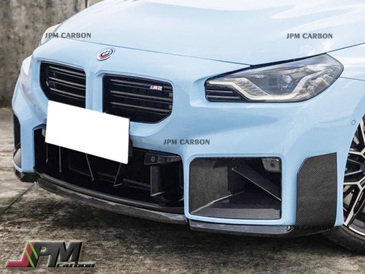 [JPMCarbon] M Performance Style Dry Carbon Front Bumper Add-on Lip Fits For 2022-2025 BMW G87 M2 Only