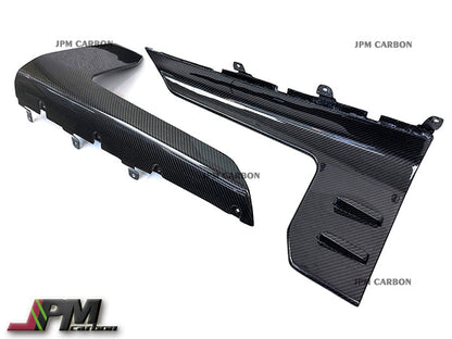 [JPMCarbon] M Performance Style Dry Carbon Side Skirt Add-on Lips Fits For 2022-2025 BMW G87 M2 Only
