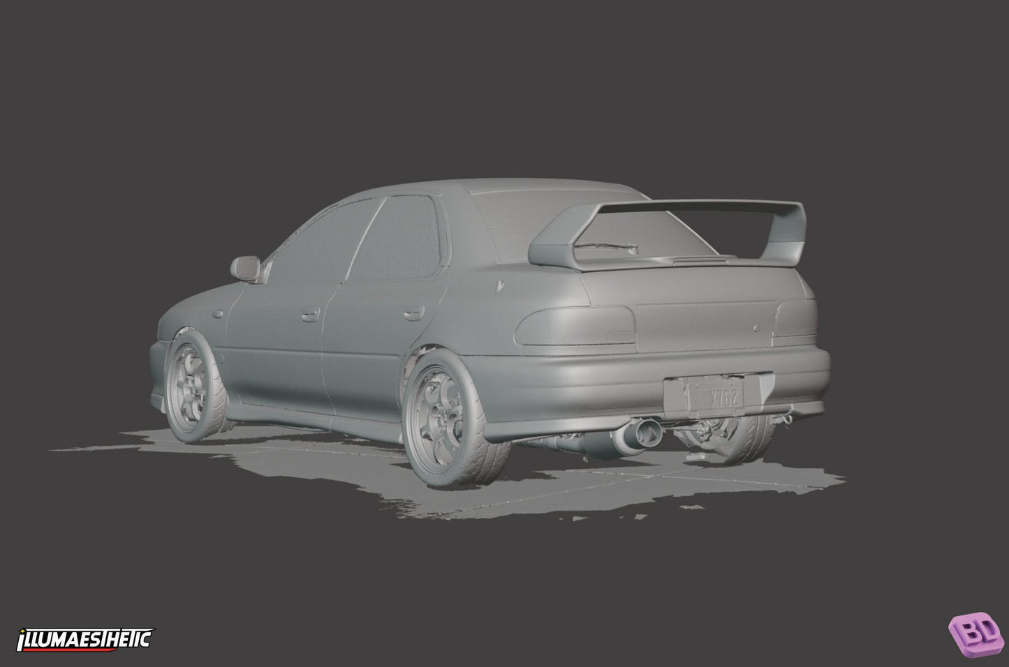 Subaru Impreza WRX STI (GC8) 3D Scan (1992-2000)