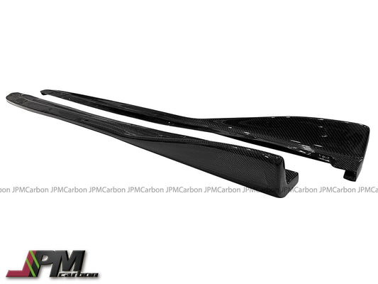 [JPMCarbon] CS Style Carbon Fiber Side Add-on Lips Fits For 2006-2007 Subaru WRX STI GDF Only