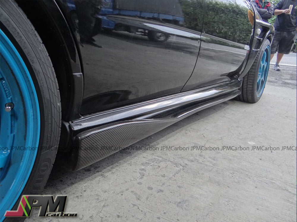 [JPMCarbon] CS Style Carbon Fiber Side Add-on Lips Fits For 2006-2007 Subaru WRX STI GDF Only