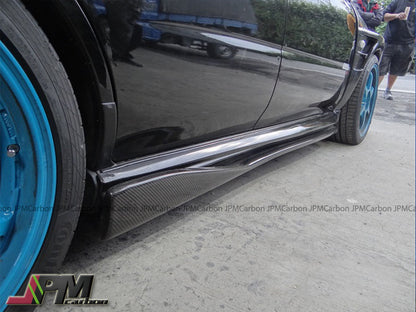 [JPMCarbon] CS Style Carbon Fiber Side Add-on Lips Fits For 2006-2007 Subaru WRX STI GDF Only