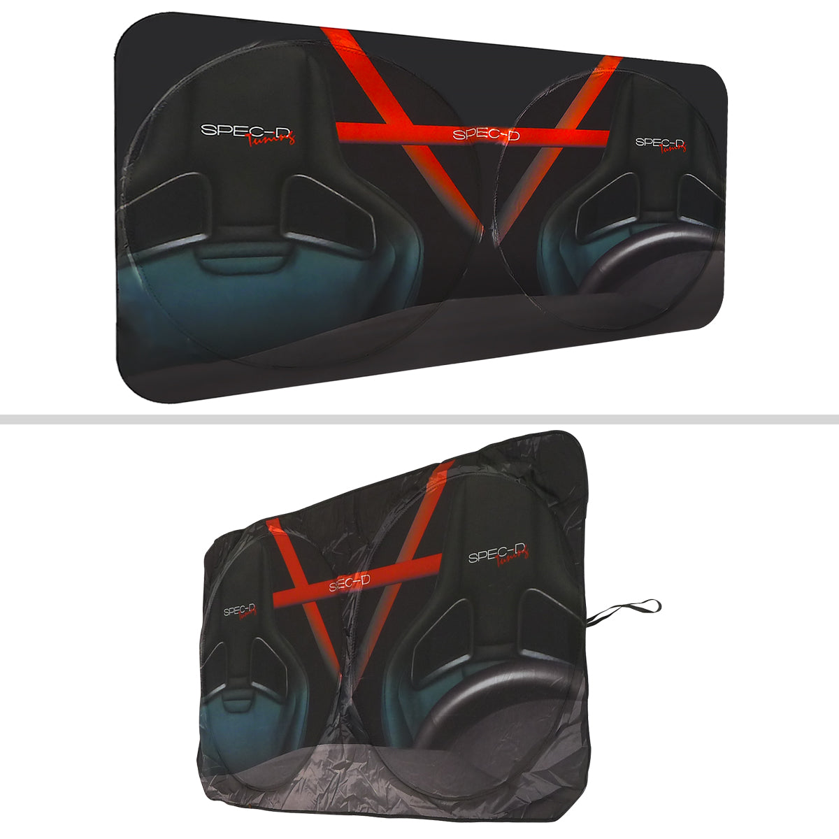 Universal Spec-D Tuning Window Sunshade (59" L x 31" W)