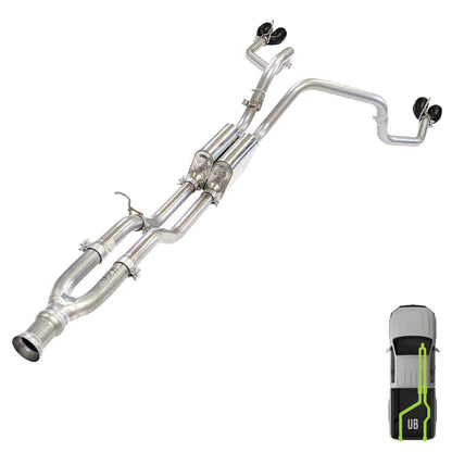 Suburban/Yukon, 2021-2025, 6.2L Clamp-On, MPI Exhaust Cat-Back Dual Exhaust Kits